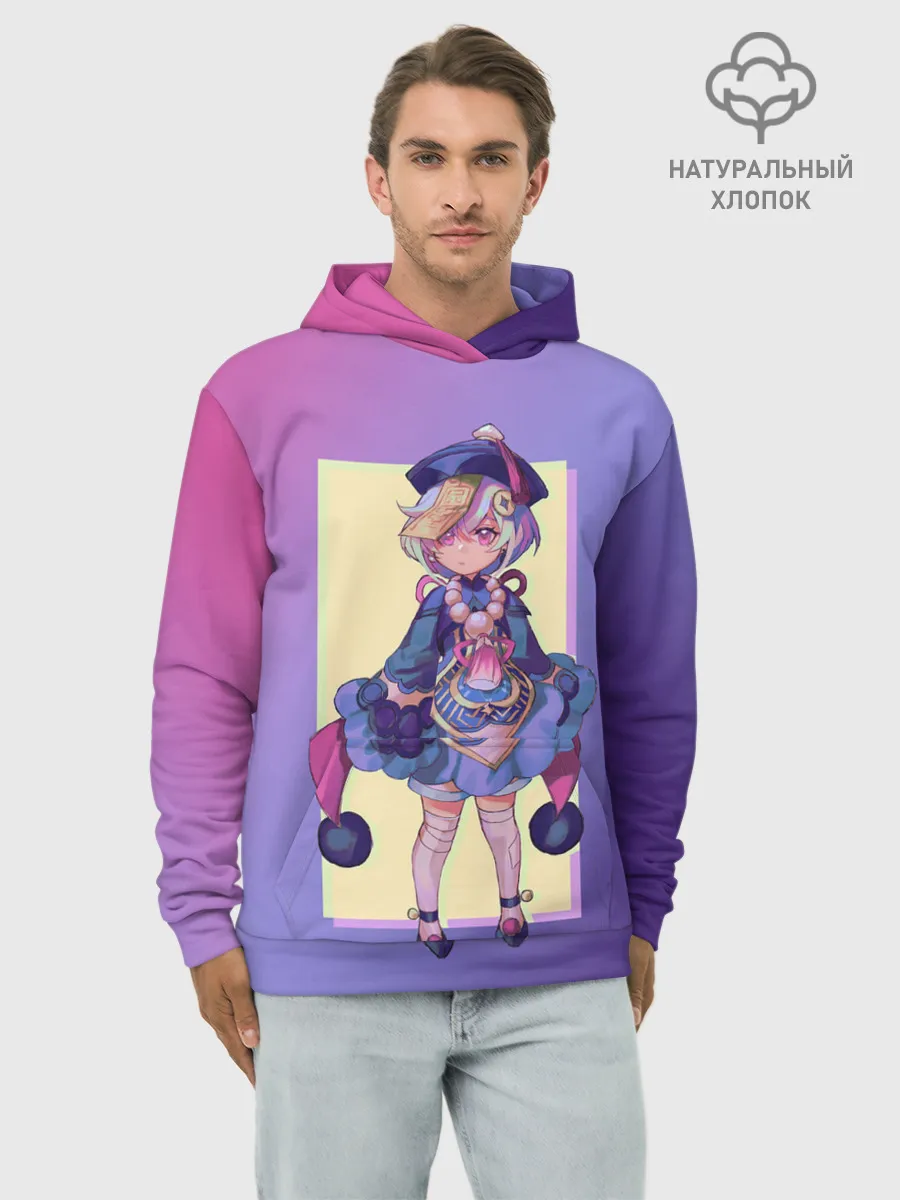 Худи мужской база хлопок / Genshin Impact