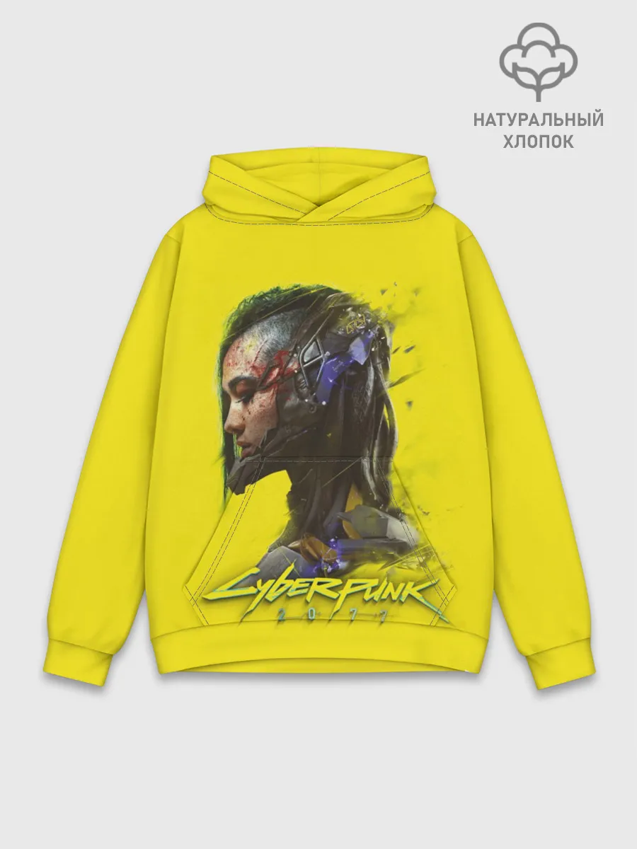 Худи мужской база хлопок / Киберпанк 2077