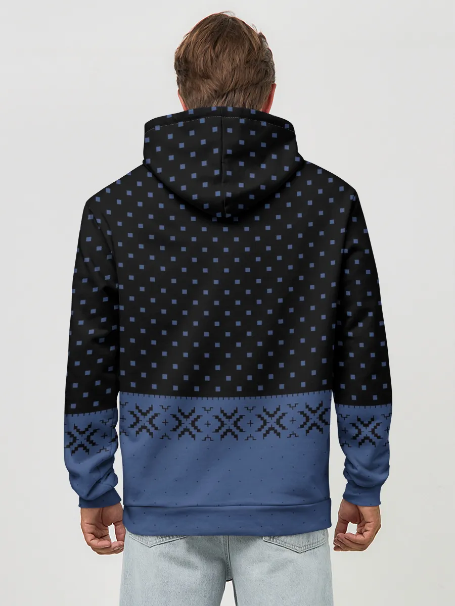 Худи мужской база хлопок / Не Быкуй!