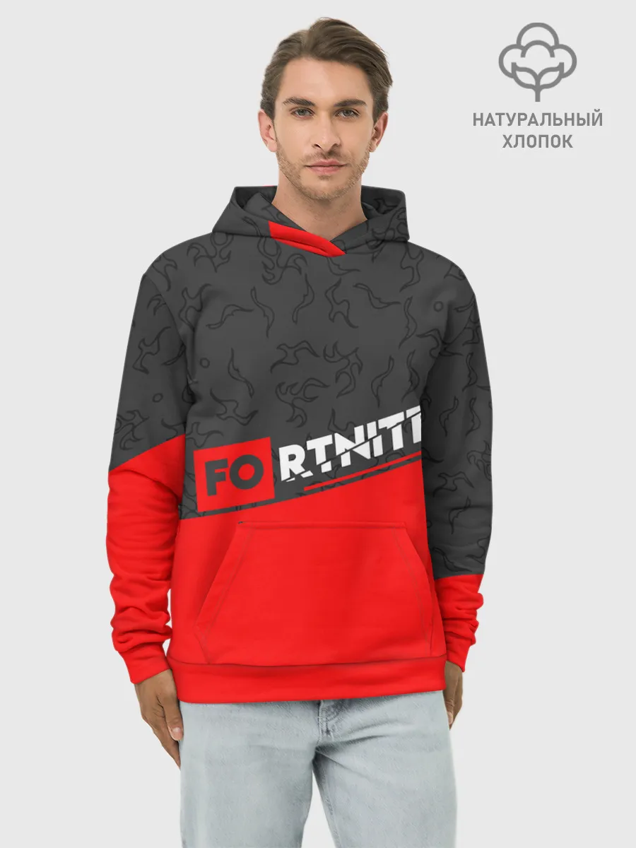 Худи мужской база хлопок / Fortnite