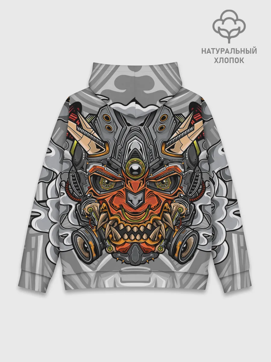 Худи мужской база хлопок / Cyber Samurai