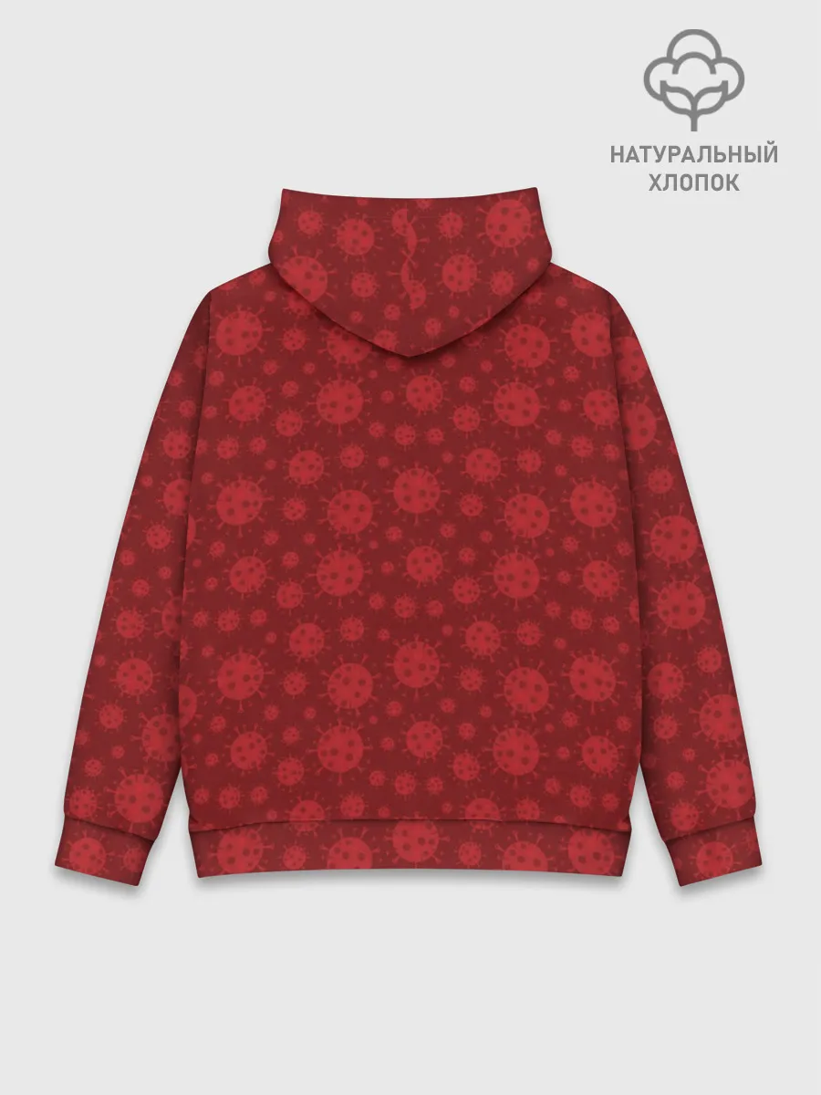 Худи мужской база хлопок / Covid-19