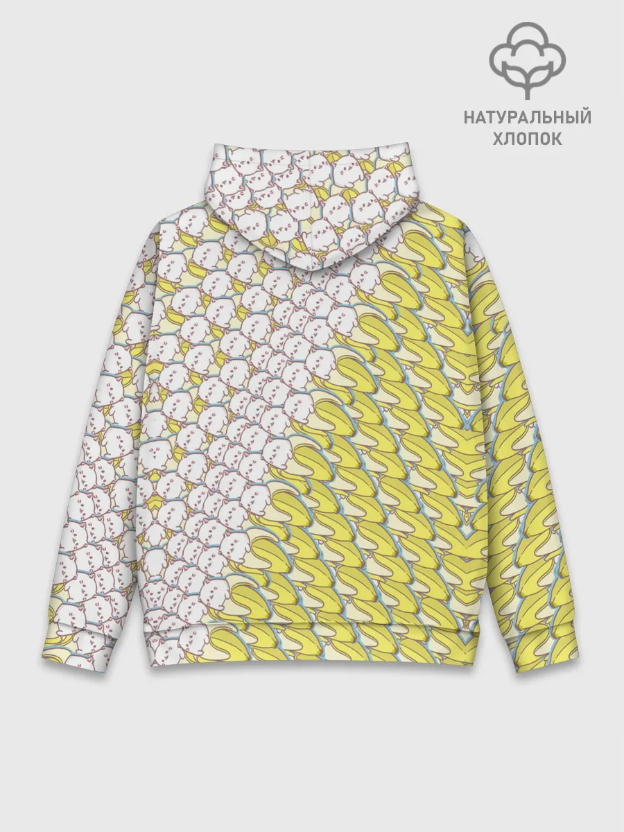 Худи мужской база хлопок / Банана-котики