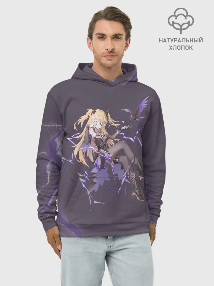 Худи мужской база хлопок / Genshin Impact