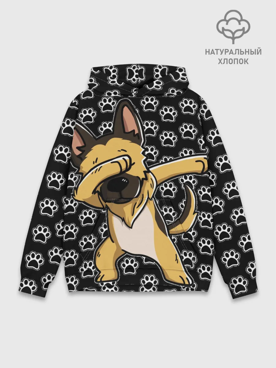 Худи мужской база хлопок / DAB DOG