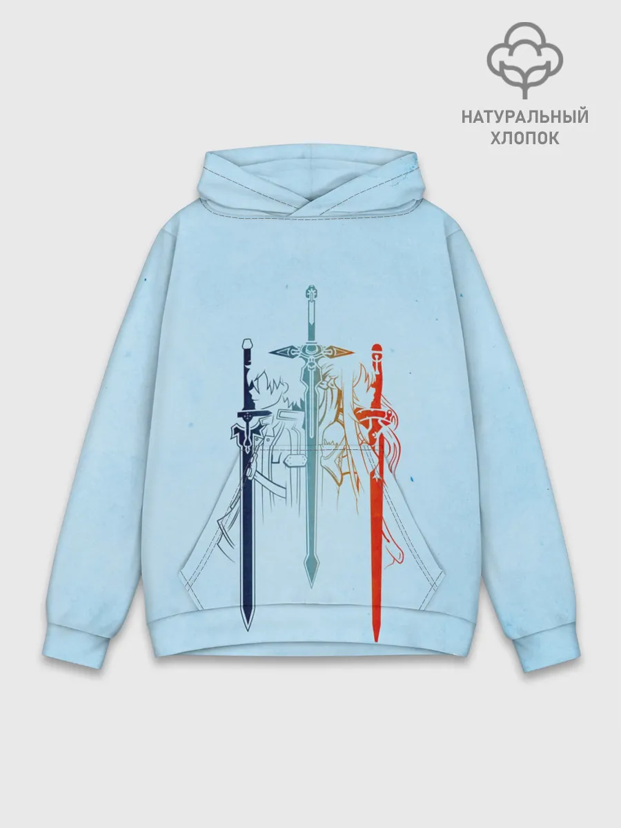Худи мужской база хлопок / Sword Art Online