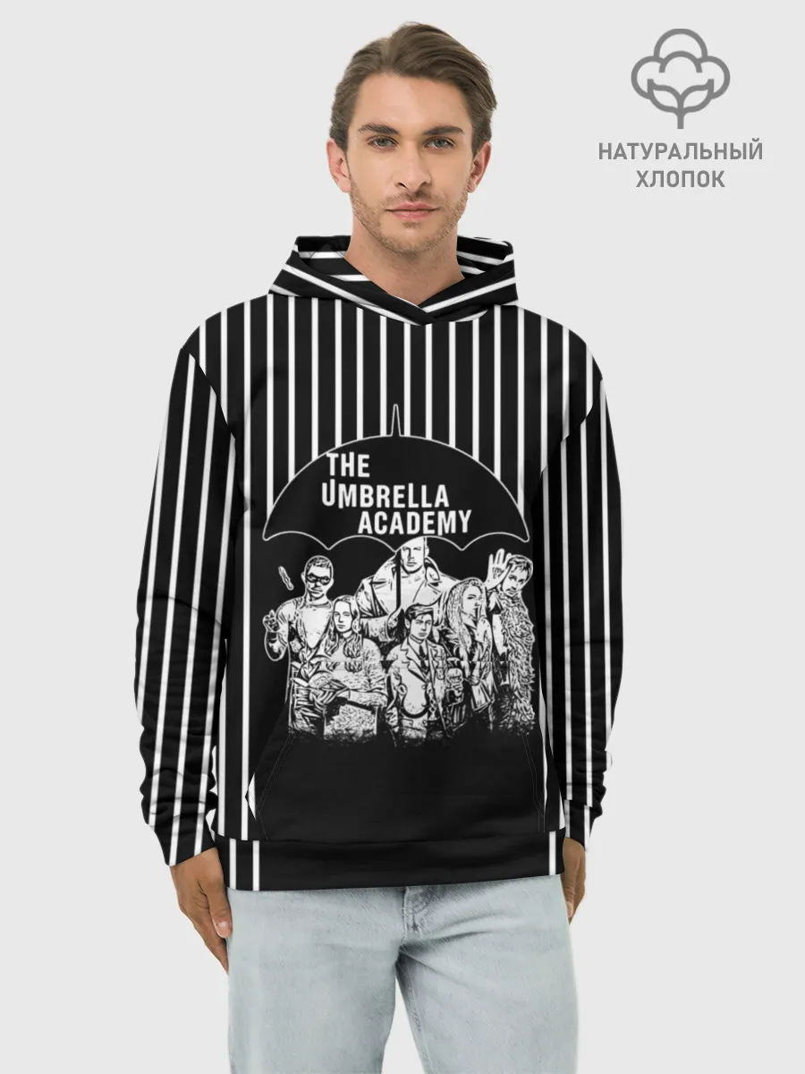Худи мужской база хлопок / umbrella academy