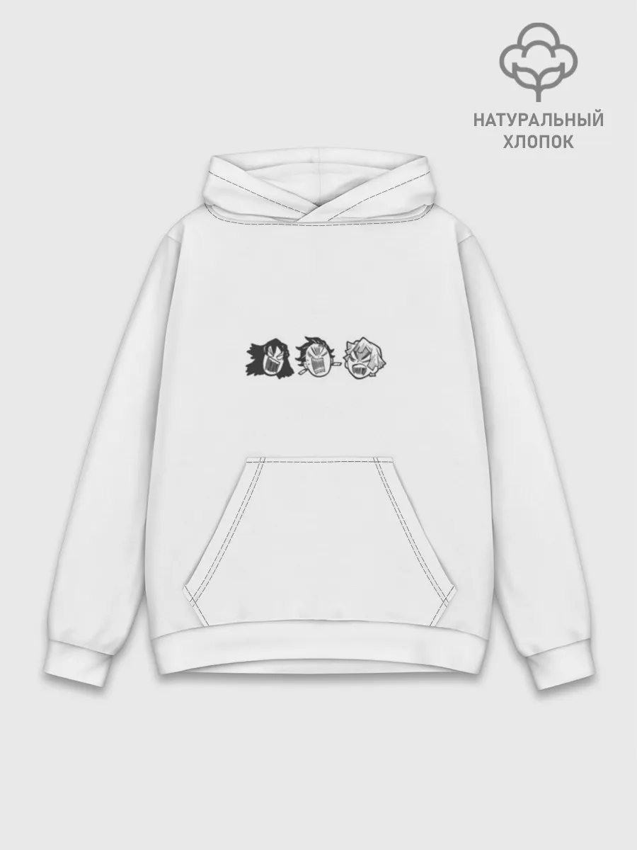 Худи мужской база хлопок / герои аниме