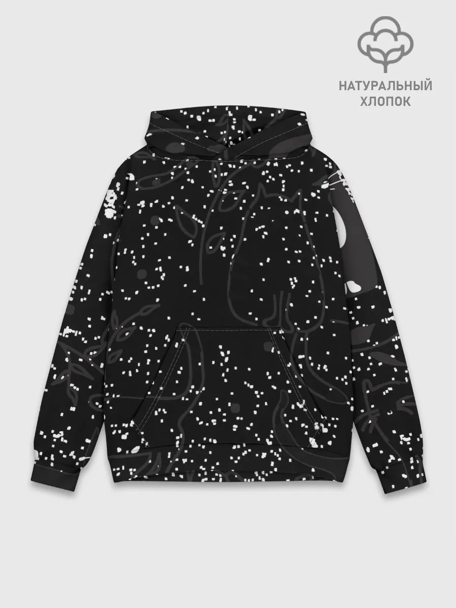 Худи мужской база хлопок / Кис-Кис