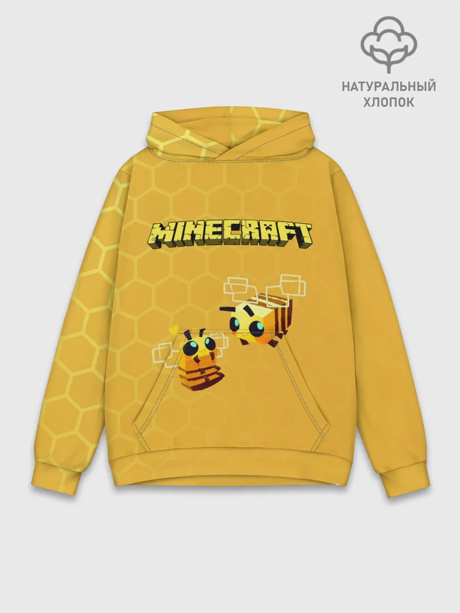 Худи мужской база хлопок / Minecraft