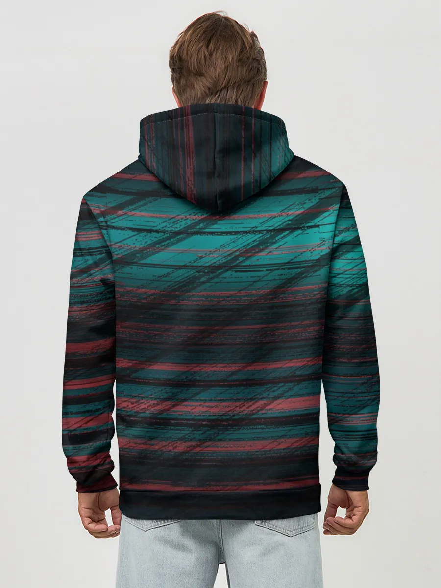 Худи мужской база хлопок / Zero Two Glitch