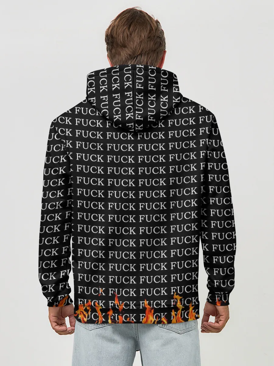 Худи мужской база хлопок / F*CK F*CK F*CK