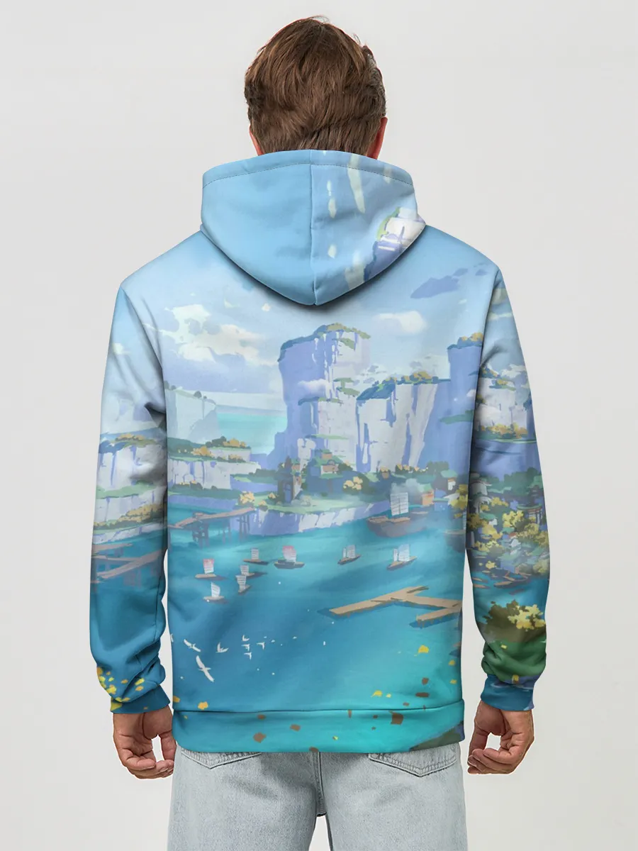 Худи мужской база хлопок / Paimon