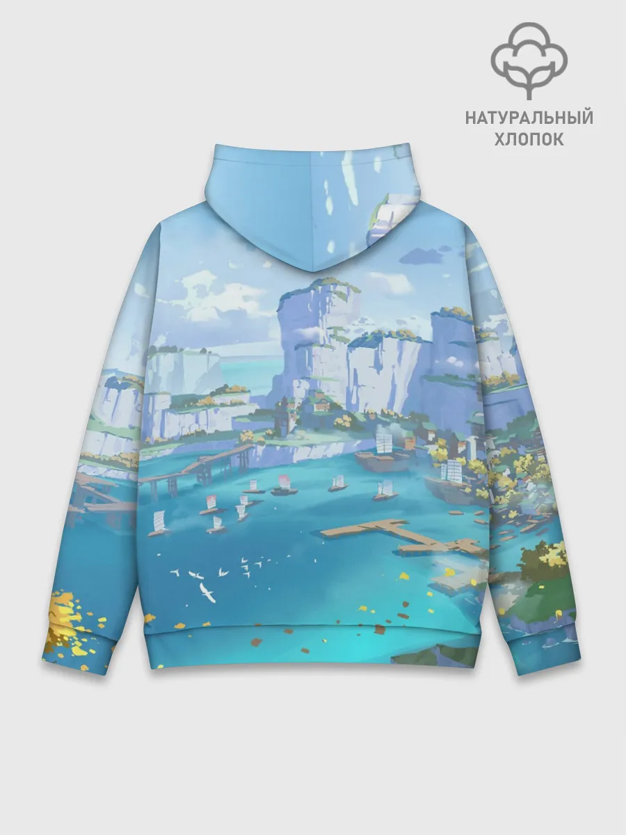 Худи мужской база хлопок / Paimon