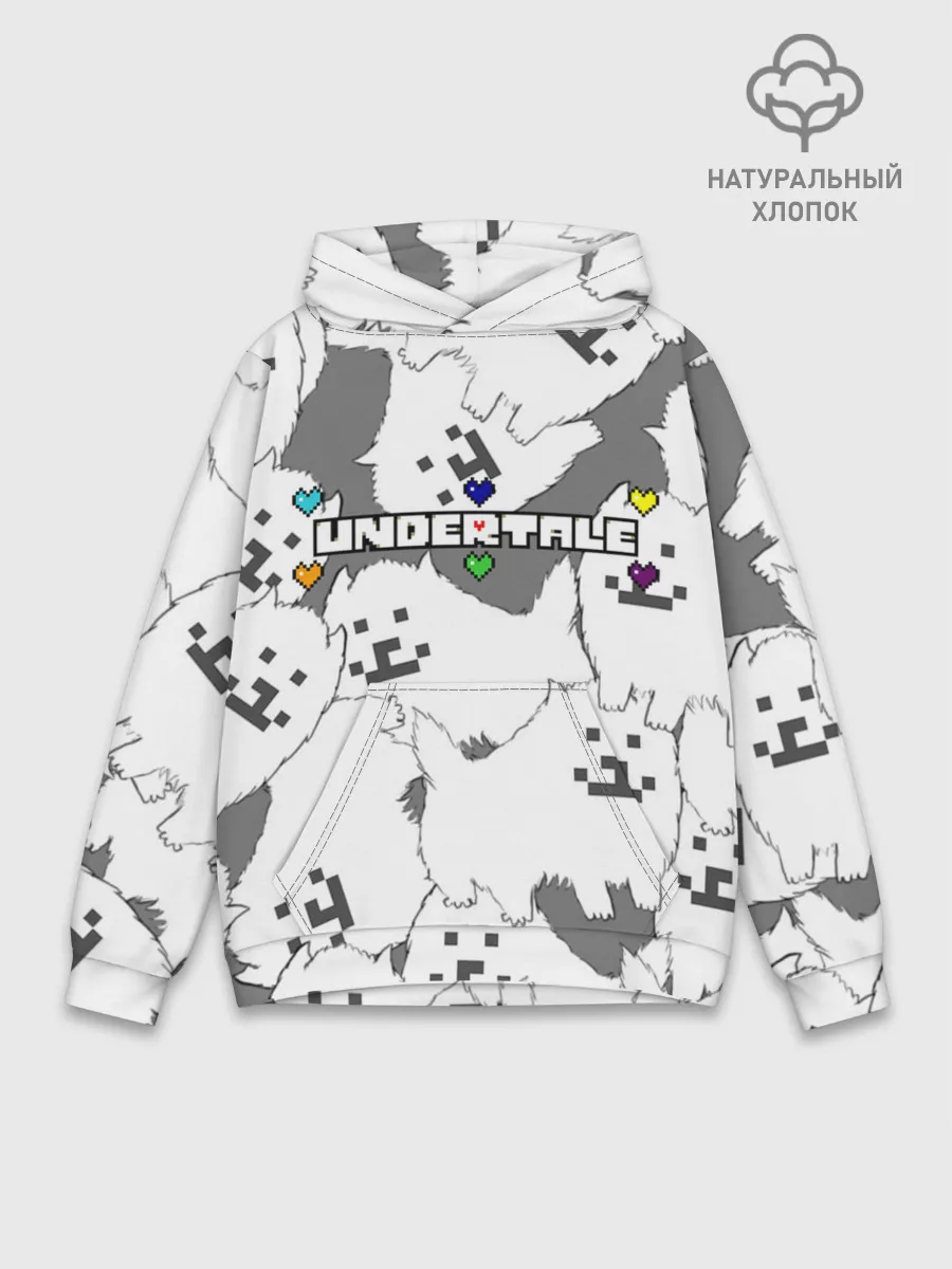 Худи мужской база хлопок / Undertale