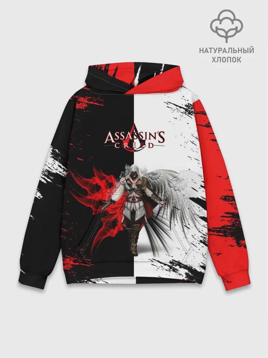 Худи мужской база хлопок / ASSASSINS CREED