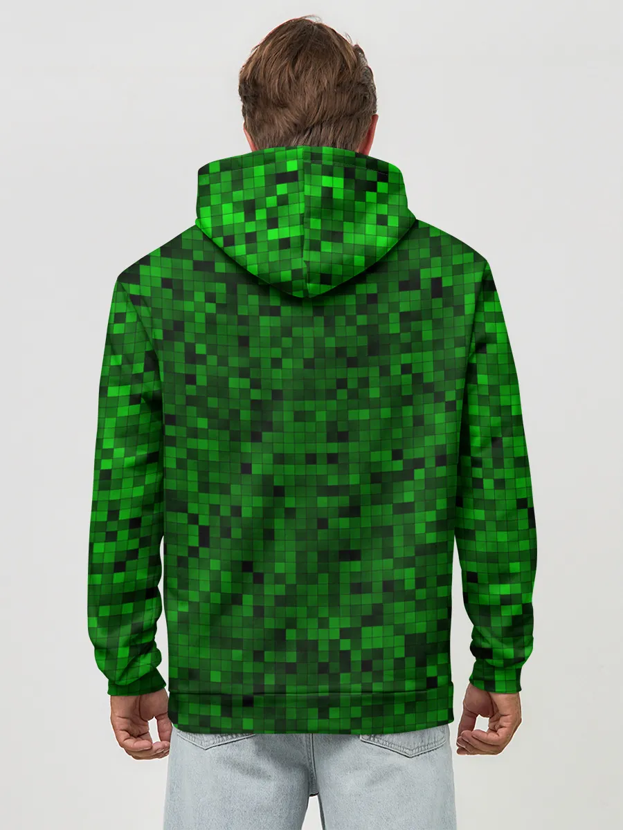 Худи мужской база хлопок / Minecraft