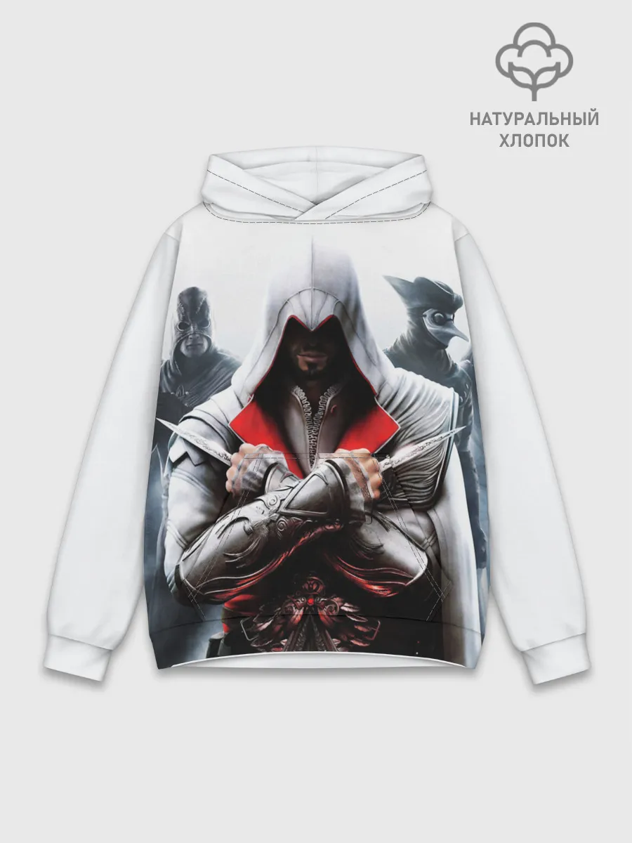 Худи мужской база хлопок / Assassin’s Brotherhood