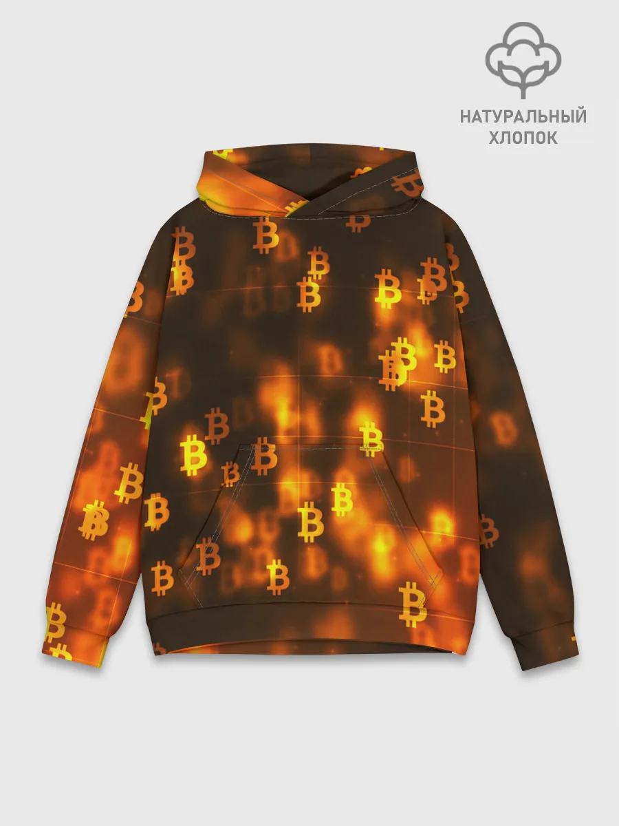 Худи мужской база хлопок / BITCOIN KRYPTONATE