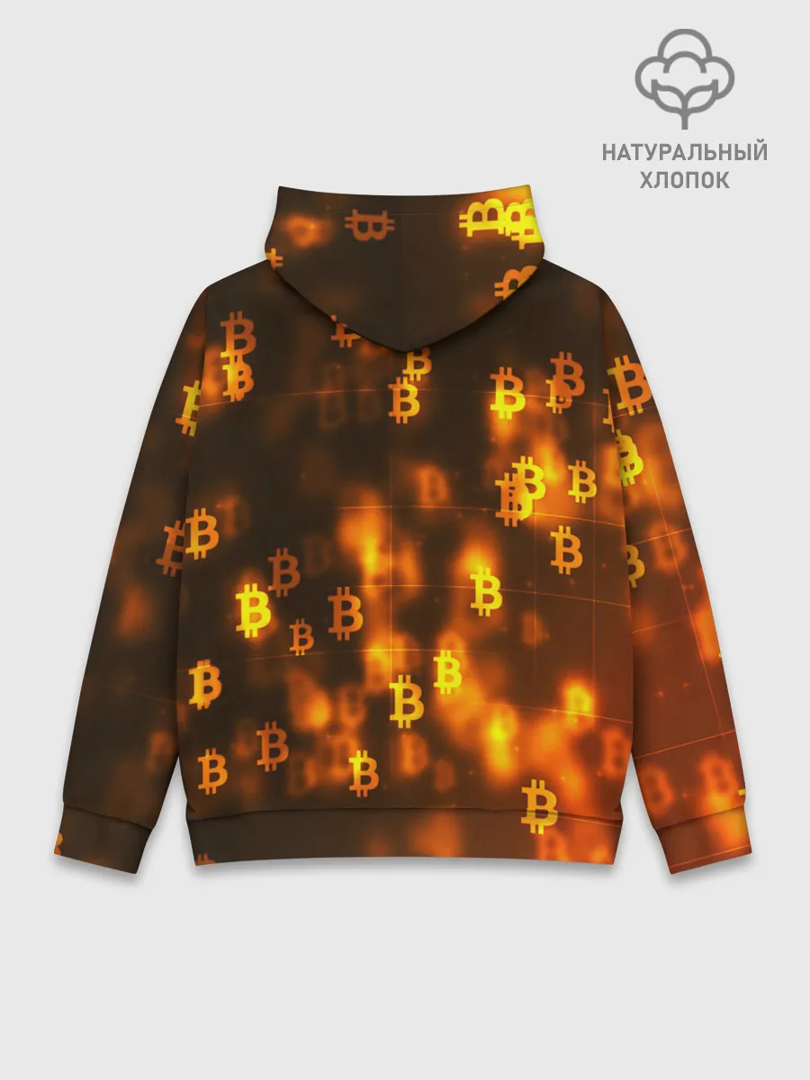 Худи мужской база хлопок / BITCOIN KRYPTONATE