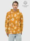 Худи мужской база хлопок / Я БИТКОИН / I AM BITCOIN