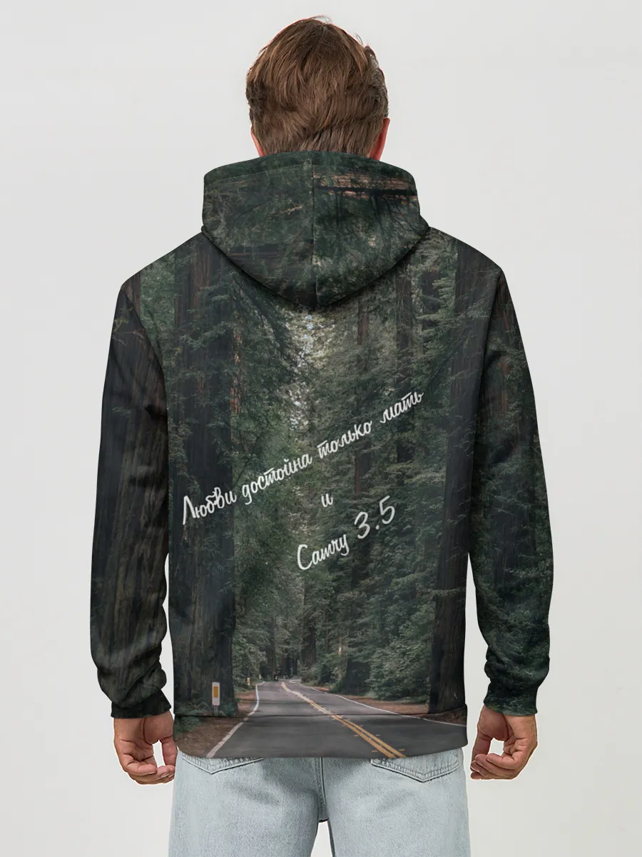 Худи мужской база хлопок / Camry 3.5 / Spotify - QR