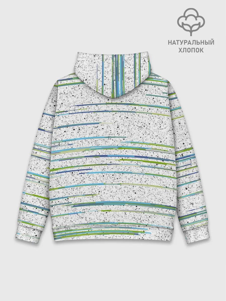 Худи мужской база хлопок / Абстракция