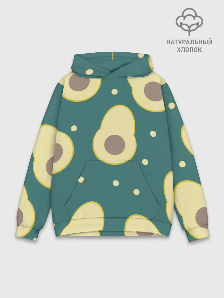 Худи мужской база хлопок / Авокадо