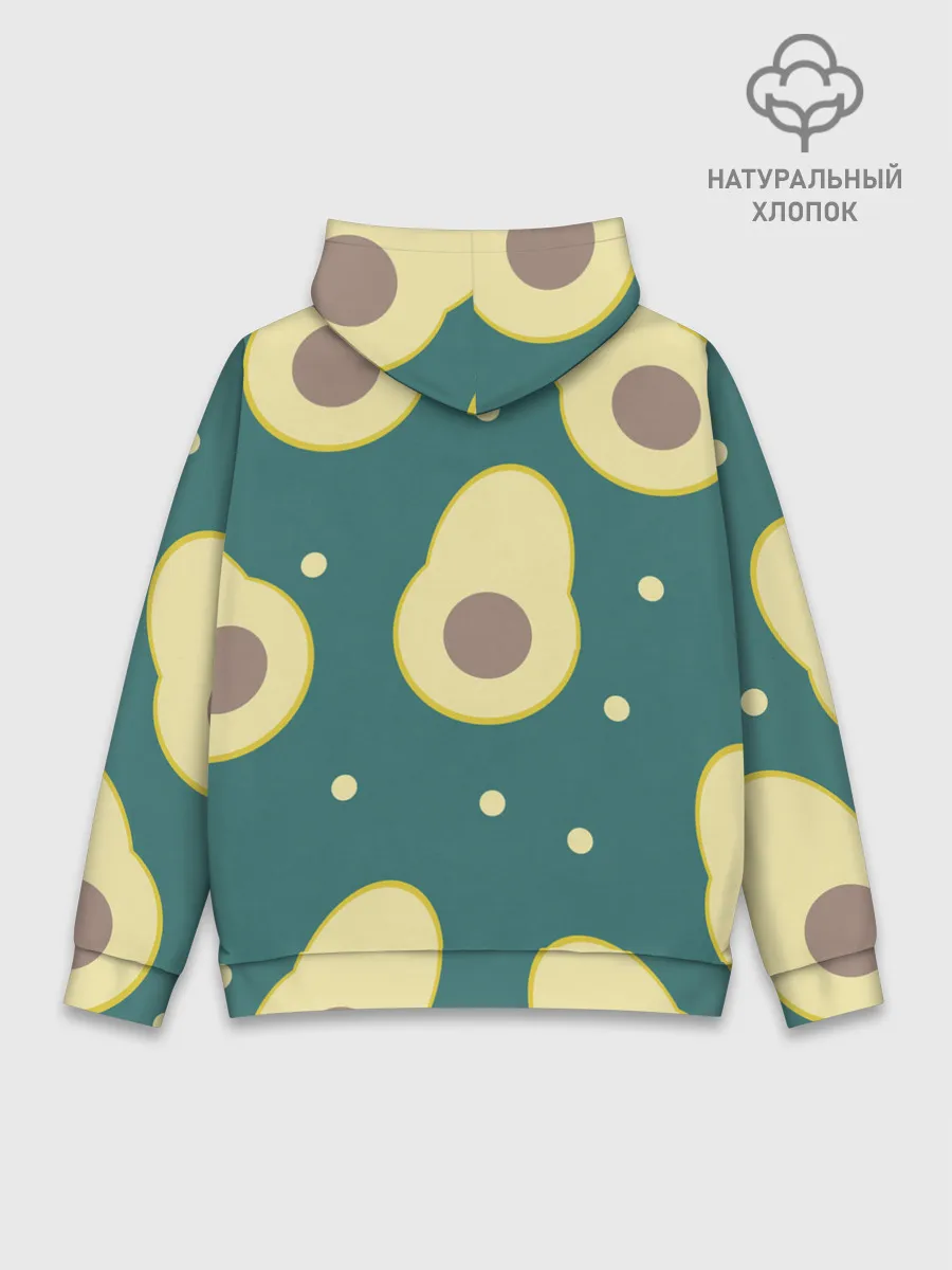 Худи мужской база хлопок / Авокадо