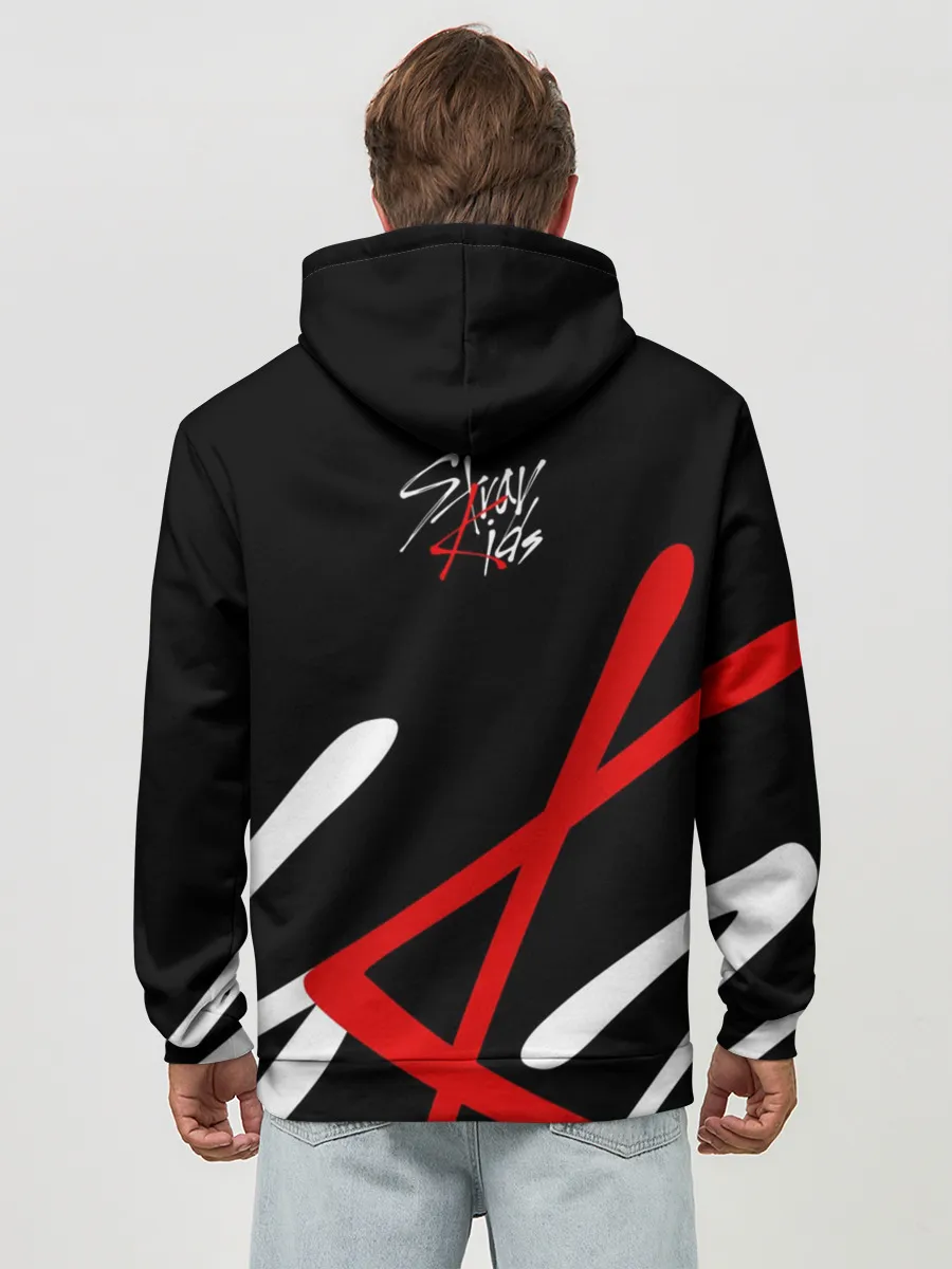 Худи мужской база хлопок / STRAY KIDS