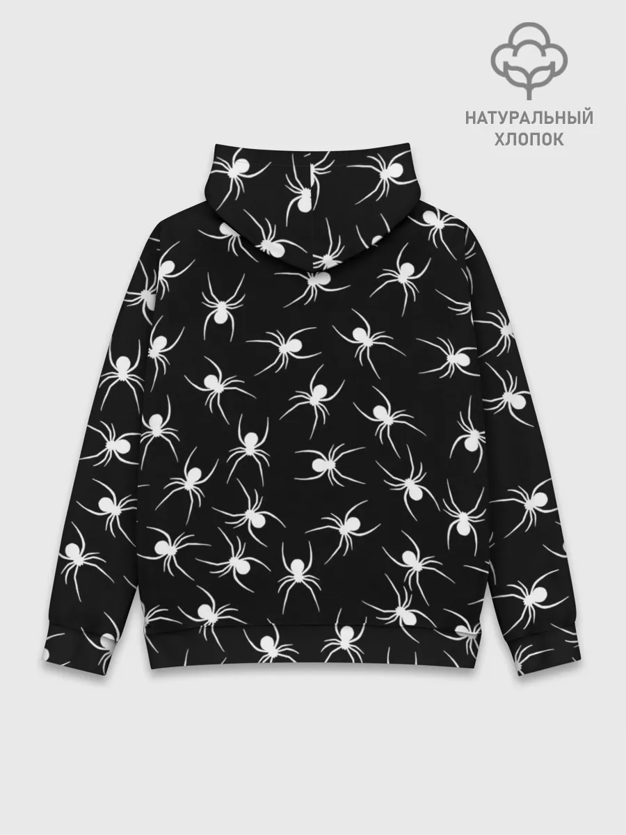 Худи мужской база хлопок / Пауки