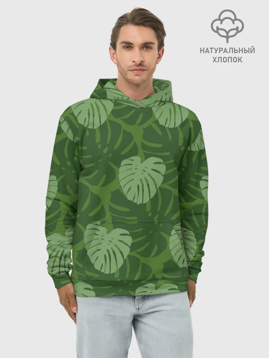 Худи мужской база хлопок / Лист