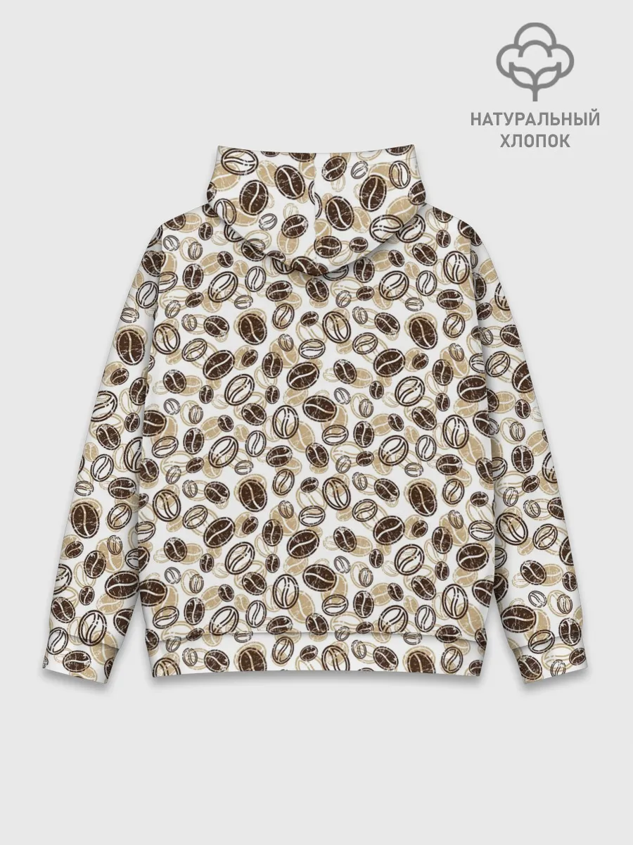Худи мужской база хлопок / Кофе