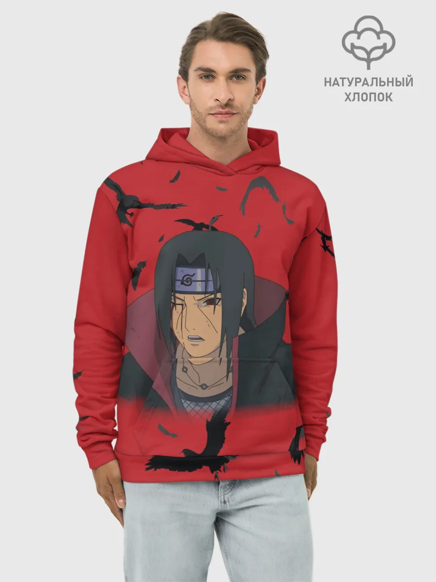 Худи мужской база хлопок / Uchiha | Hitachi