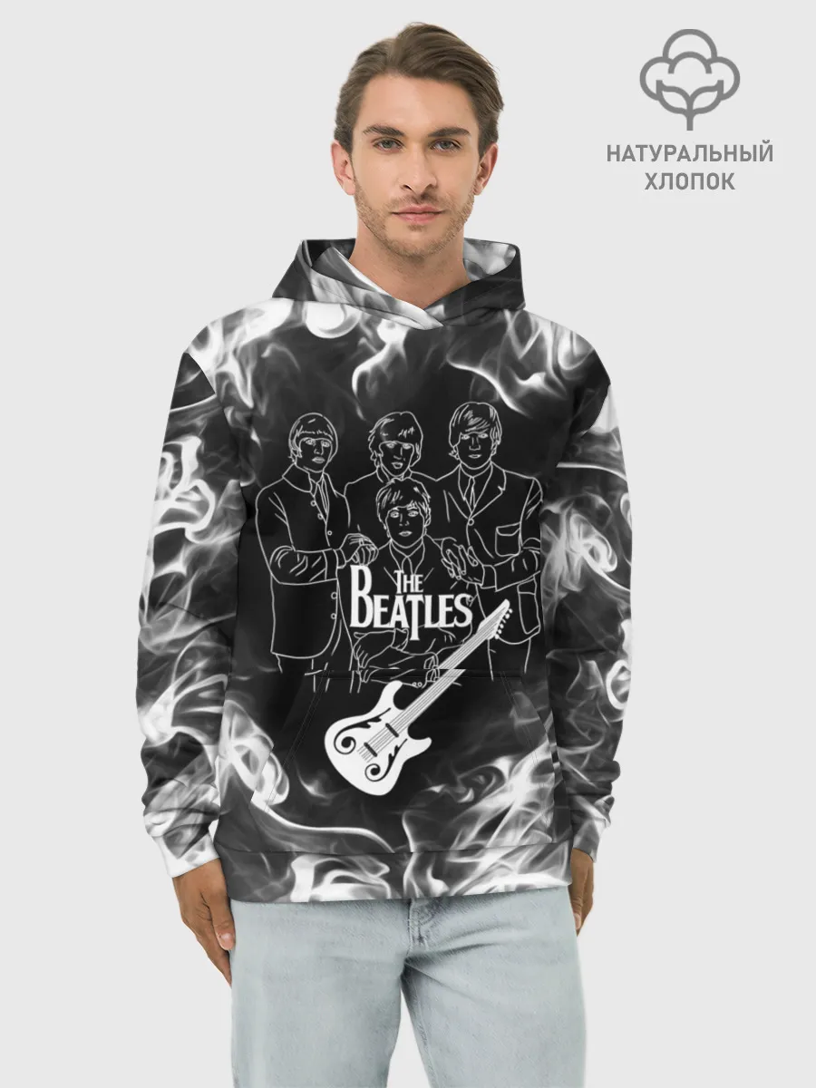 Худи мужской база хлопок / The Beatles