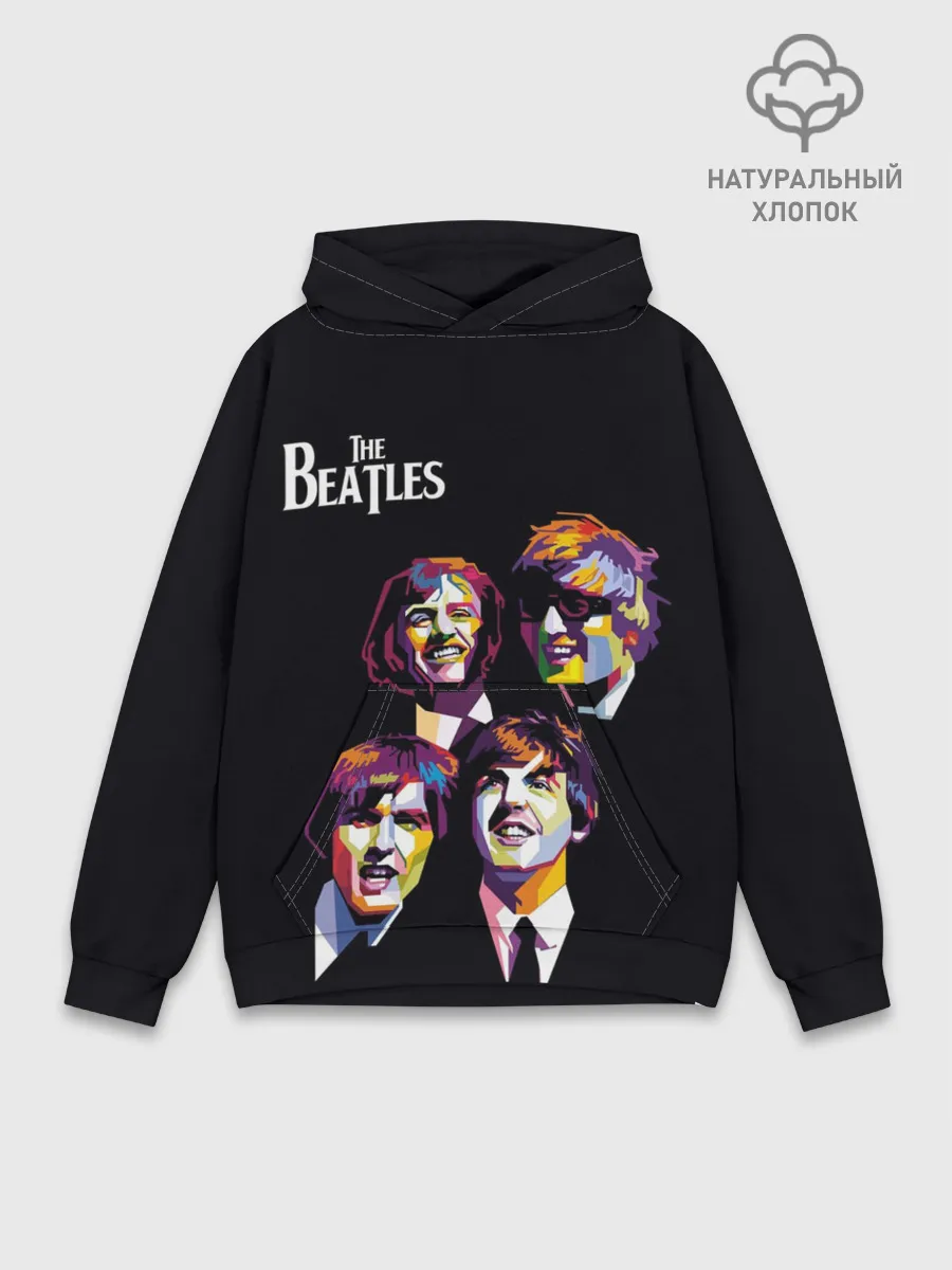 Худи мужской база хлопок / The Beatles