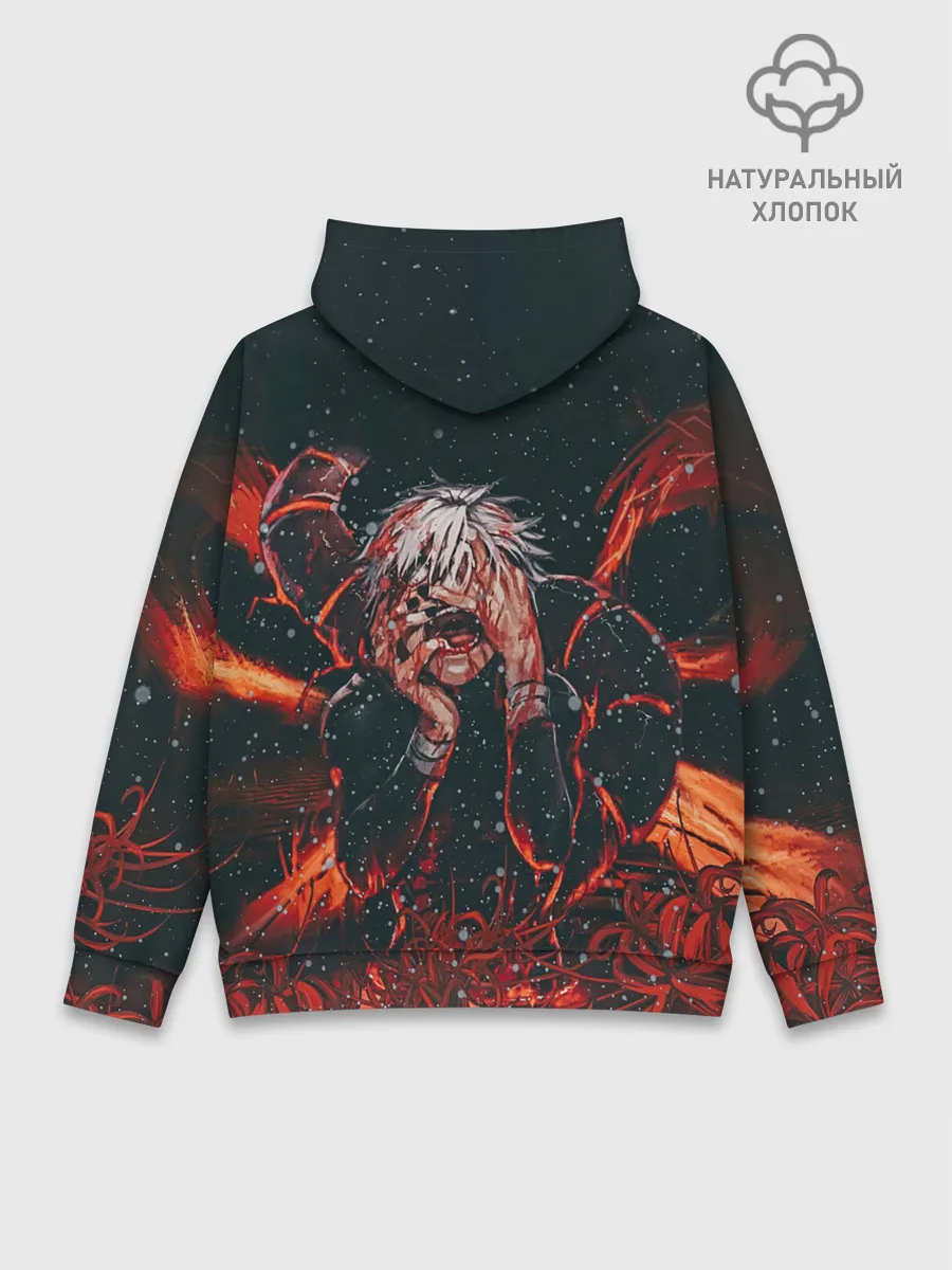 Худи мужской база хлопок / Канеки Кен Токийский Гуль