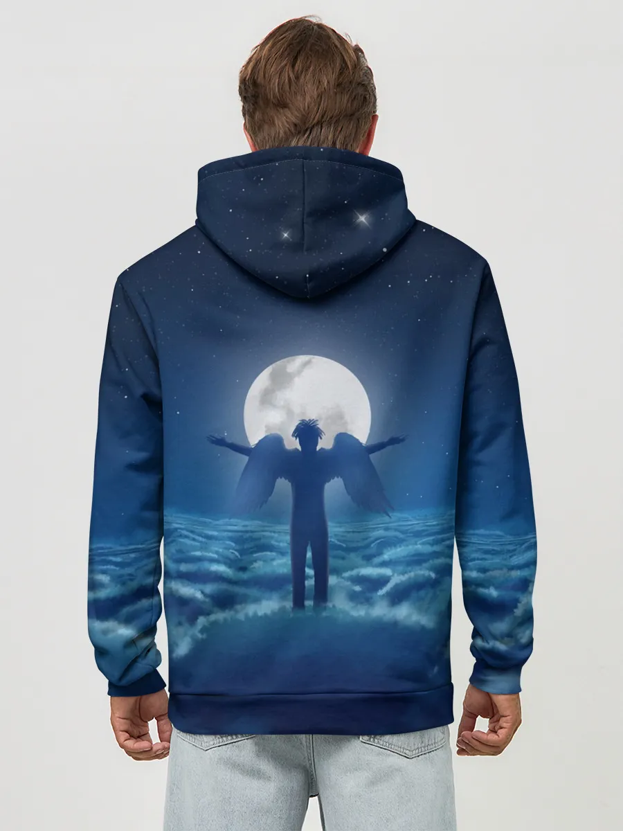 Худи мужской база хлопок / Ангел