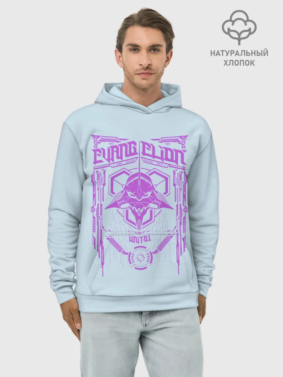 Худи мужской база хлопок / Евангилион
