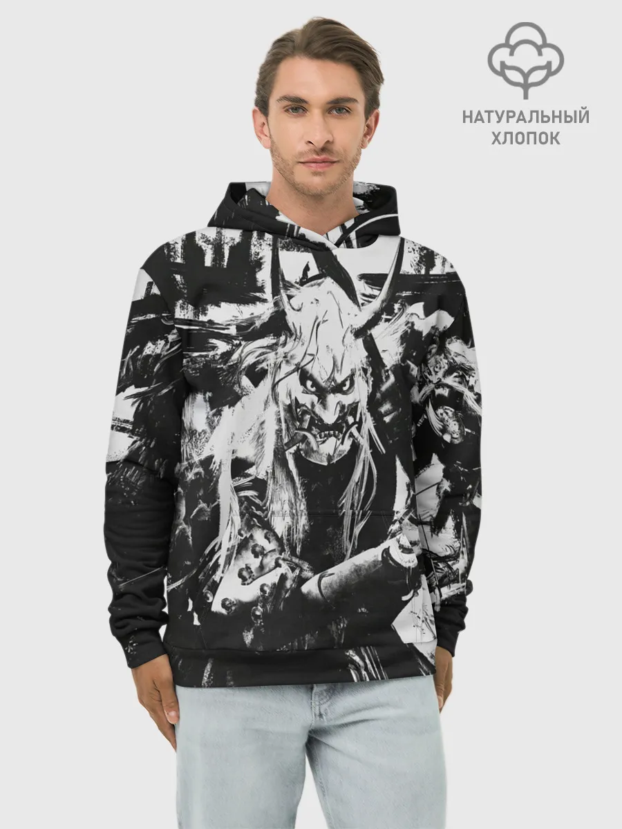 Худи мужской база хлопок / Samurai | Ghost of Tsushima