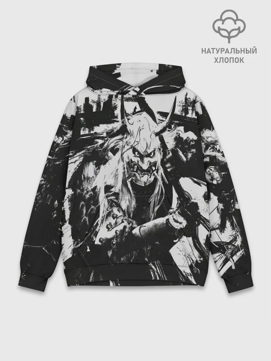 Худи мужской база хлопок / Samurai | Ghost of Tsushima