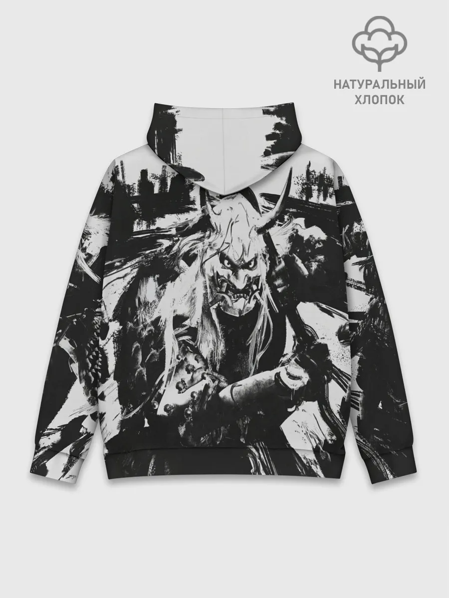 Худи мужской база хлопок / Samurai | Ghost of Tsushima