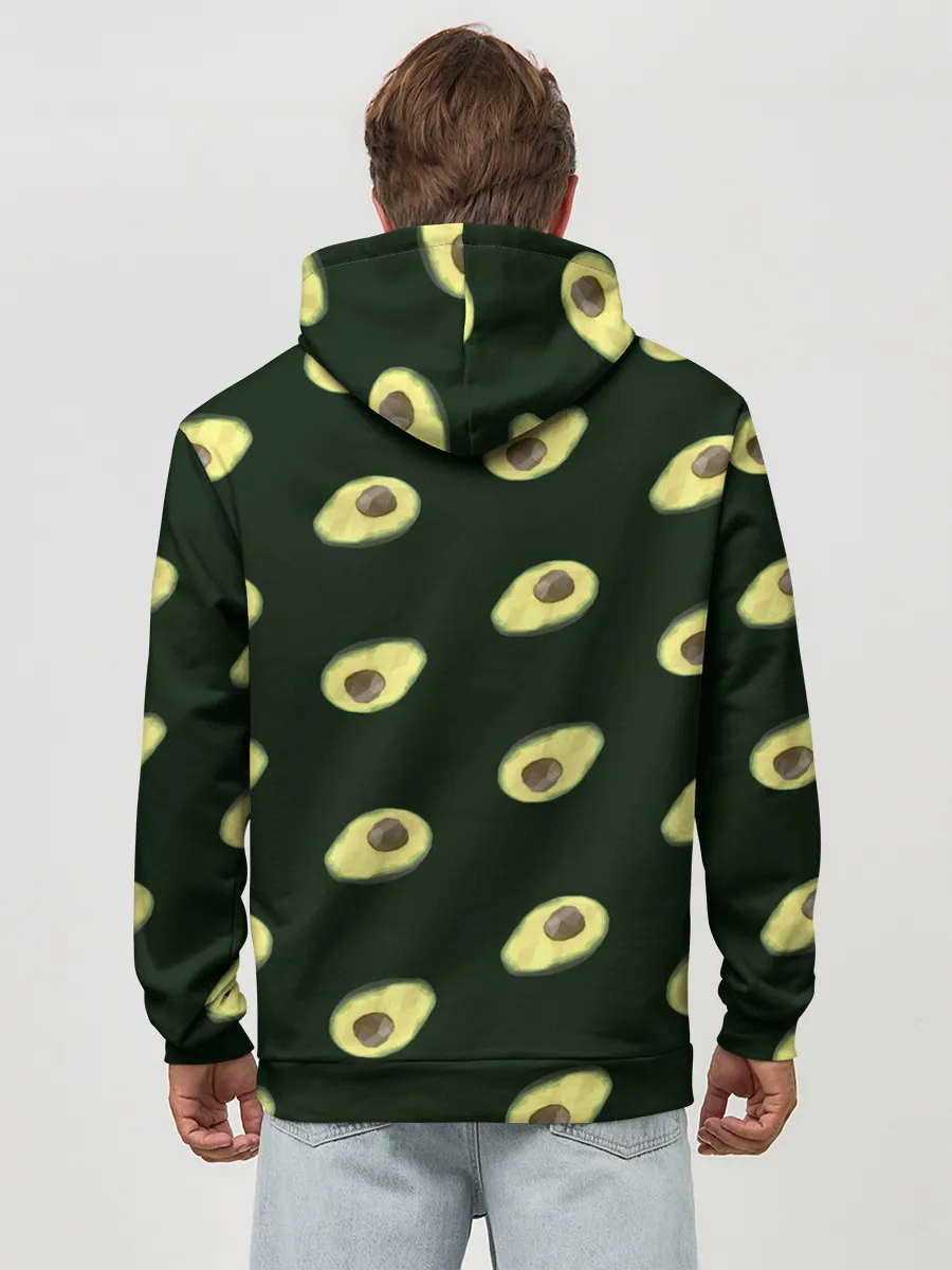 Худи мужской база хлопок / Авокадо