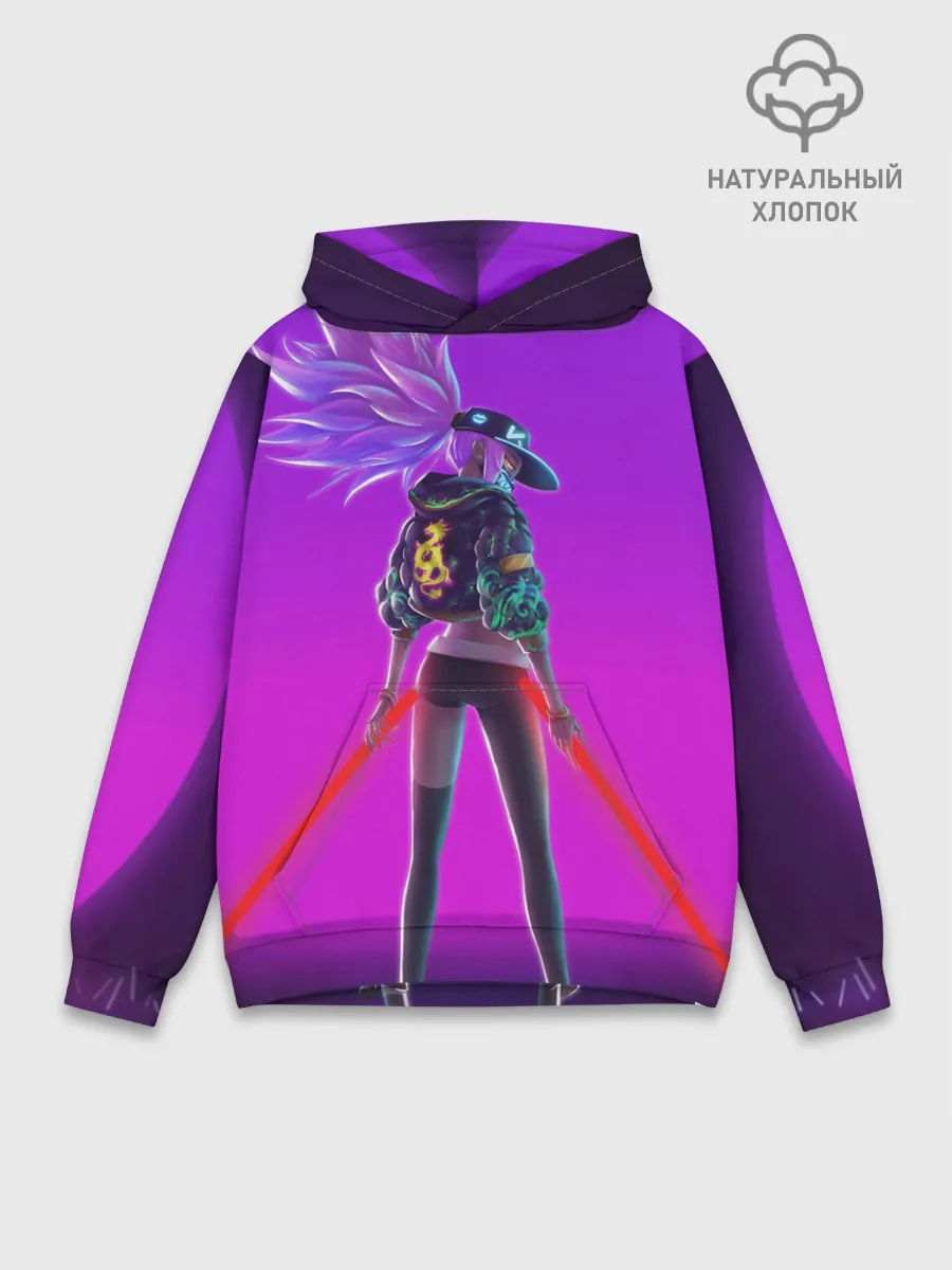 Худи мужской база хлопок / KDA Akali