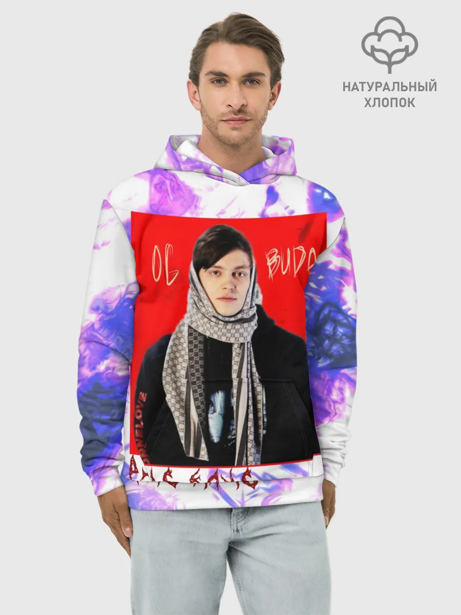 Худи мужской база хлопок / OG Buda на блоке