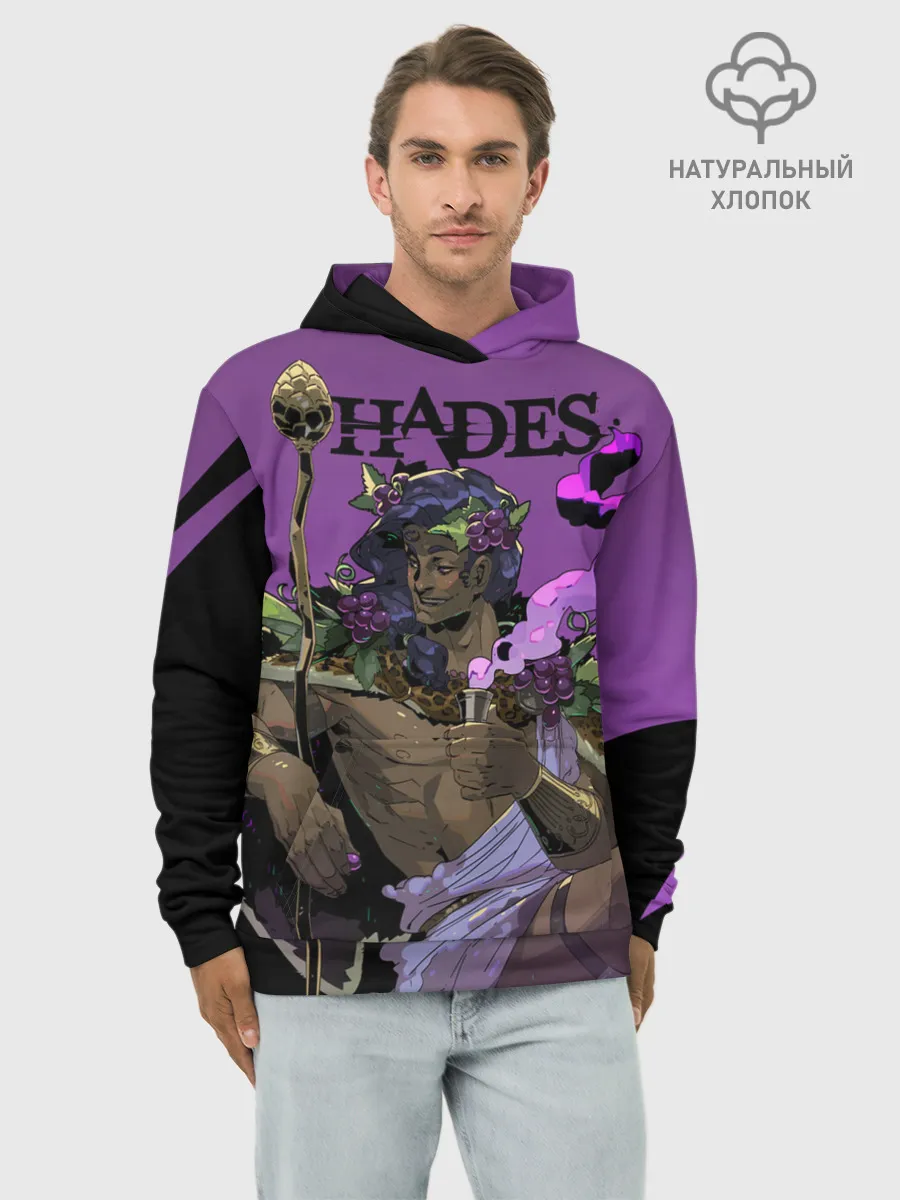 Худи мужской база хлопок / Hades - Дионис