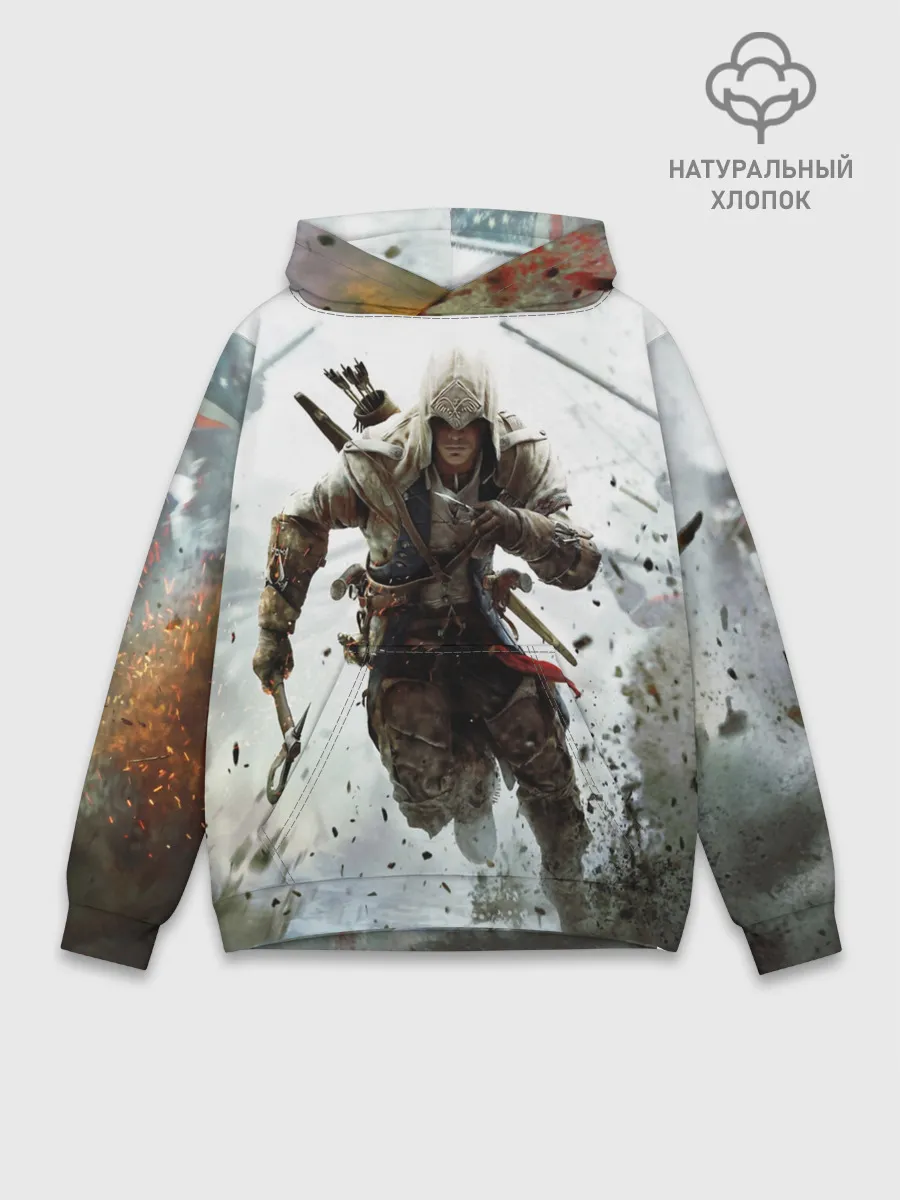 Худи мужской база хлопок / Assassin’s Creed 3