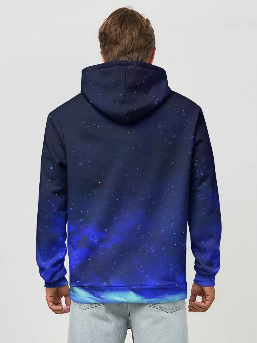 Худи мужской база хлопок / Dark Wolf