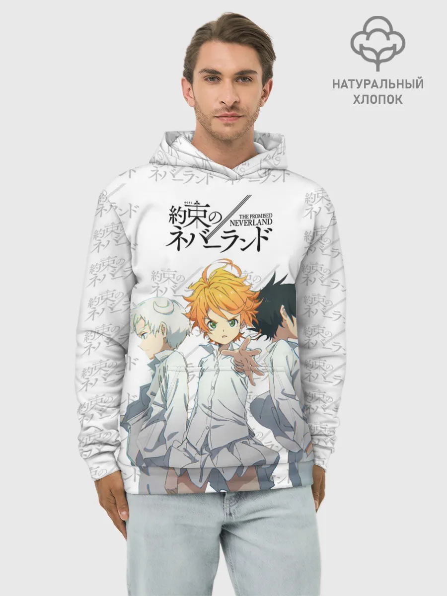 Худи мужской база хлопок / Персонажи Обещанный Неверленд