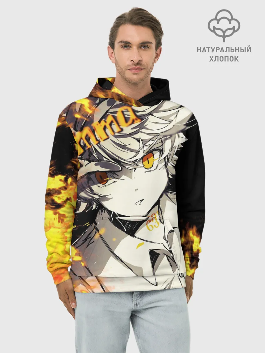 Худи мужской база хлопок / Обещанный неверленд Emma